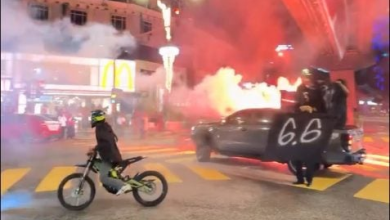 Photo of 武吉免登街头突现黑衣人快闪燃照明弹 警方开档调查