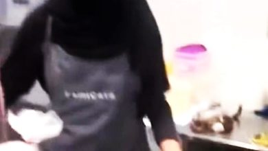 Photo of 视频〡与送餐员冲突 女店员泼热汤 便利店：已停职调查