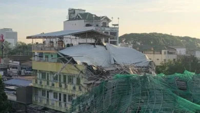 Photo of 菲律宾9层在建楼坍塌 19人受困