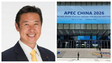 Photo of 高市“台湾有事”风波后 日本阁员首访华未与中国官员单独会谈