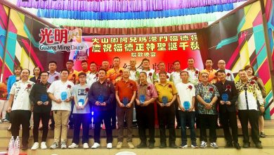 Photo of 【阿儿玛港门福德祠神诞宴】庙宇关怀社会挺华教 李俊钦：让年轻人接触传统文化