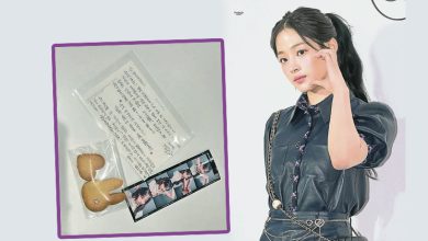 Photo of NewJeans Minji低调做饼送粉丝