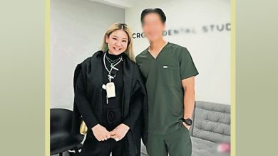 Photo of 郑欣宜合照帅牙医 状态大好随时重返乐坛