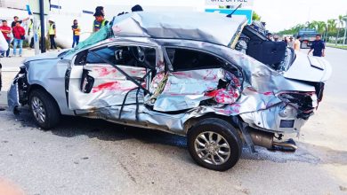 Photo of 峇都交湾桂花城车祸 与罗里相撞 轿车司机亡