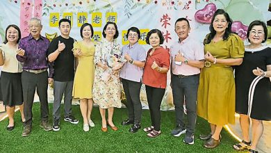 Photo of 北海励华小学师生齐聚 欢送李玥静老师荣休
