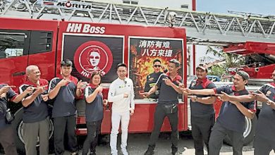 Photo of 助槟志消队提升效率 HH老板赞助云梯消防车