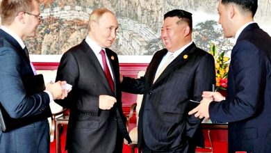 Photo of 金正恩致电贺普汀 强调朝鲜与俄站一起
