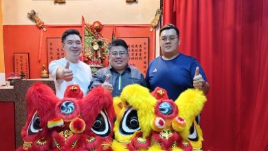 Photo of 胡佑强拨款赞助两狮头 支持槟宏冠文化体育会