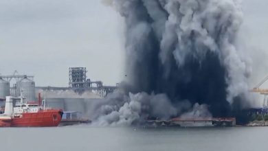 Photo of 乌克兰油轮码头爆炸 声称遭俄军干扰失控