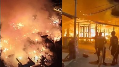 Photo of 玻港口8屋大火 5消拯队漏夜灌救