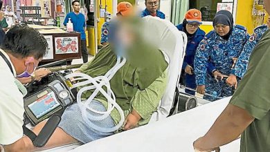 Photo of 民防队动用5吨罗里载送 2肥胖患者转院治疗