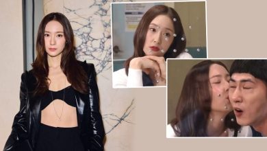 Photo of Krystal登SNL隔玻璃吻男星 粉丝崩溃直呼“生理不适”