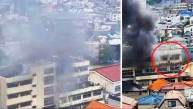 Photo of 东京小学火警9人伤 300学童紧急疏散