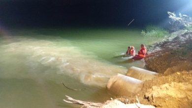 Photo of 4少年废矿湖嬉水 1人遭暗流卷走
