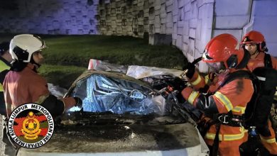 Photo of 宝马撞分界堤起火2死案 2死者DNA结果出炉