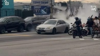 Photo of 休旅车失控连撞多车 武吉丁雅路交通一度混乱
