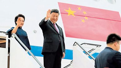 Photo of 时隔7年 习近平抵平壤访问