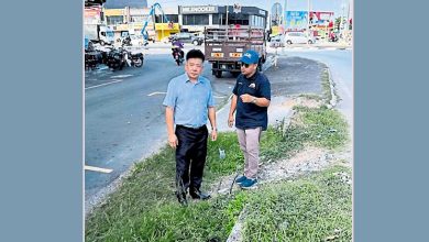 Photo of 双溪柏迪路肩破洞积水 李锡稳提议拓宽左车道