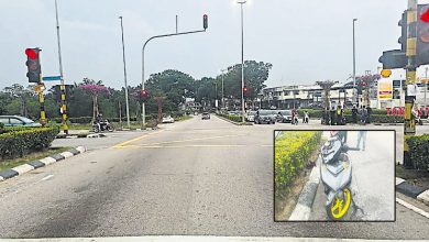 Photo of 受疑闯红灯摩多殃及 无牌骑士车祸头重创