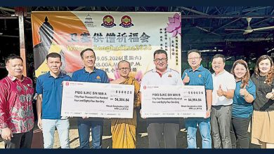 Photo of 新民AB校卫塞供僧会 筹获逾10万发展金
