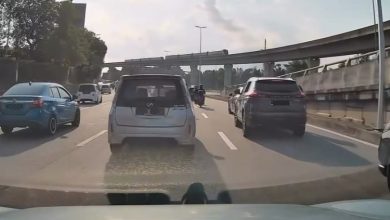 Photo of 在大道左右穿梭撞车 休旅车危驾被警追查