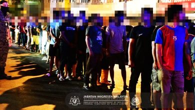 Photo of 移民局午夜扫荡半山芭 逮捕186名非法外劳
