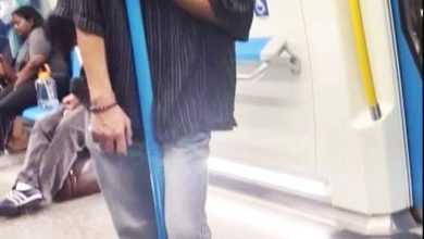 Photo of 身体摇晃口流液体 异常男子搭捷运引恐慌