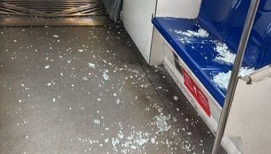 Photo of 轻快铁格拉那再也线再传事故 疑紧急刹车致撞玻璃挡板 老妇嘴破流血