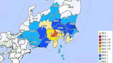 Photo of 日本山梨县5.6级地震 富士山无异常变化