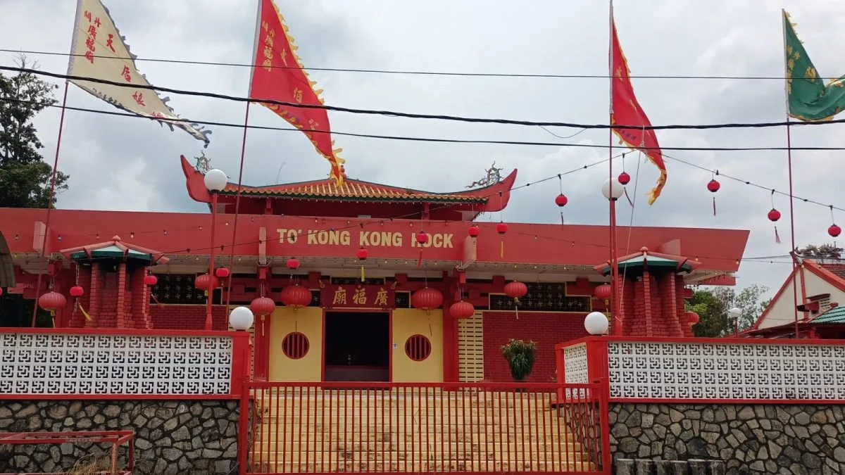 关丹广福庙设立多年来，不曾因为高度问题引发争议或被执法人员取缔。（档案照）