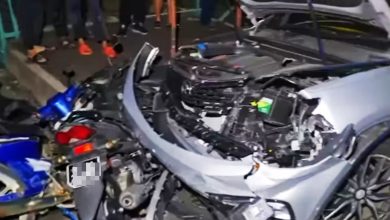 Photo of 妇女开车疑癫痫发作 失控连撞4车6摩多