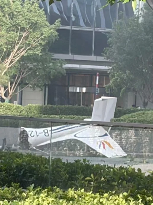 有网民认出坠毁的飞机为B-12PP。（小红书）