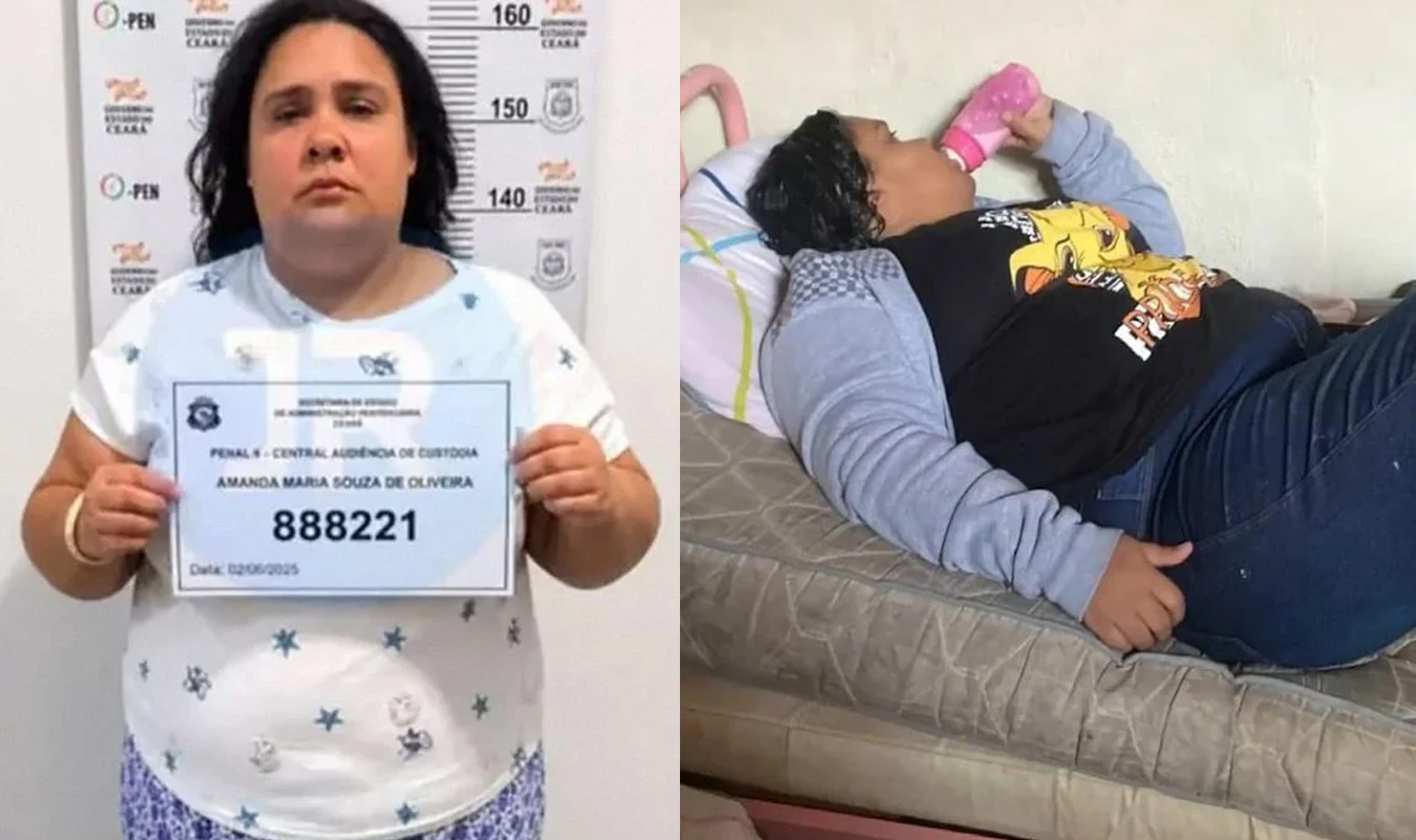 诈骗女已被警方逮捕归案，他为了维持“孩子形象”，刻意使用奶瓶和奶嘴，睡觉时需要抱著安抚毛毯才能入睡。（图:每日邮报 ）