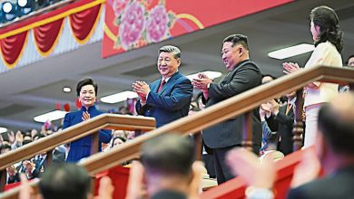Photo of 金正恩夫妇偕习近平彭丽媛 观看专场文艺演出
