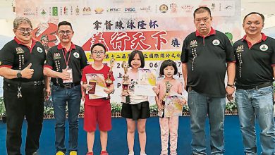 Photo of 义行天下填色赛 陈意媗王伟瀚最出色