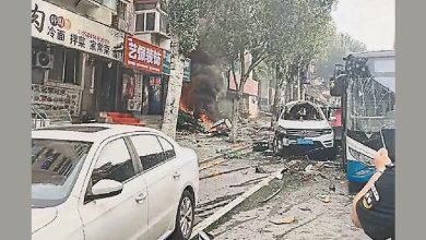 Photo of 疑煤气桶泄漏 辽宁店铺爆炸2死13伤