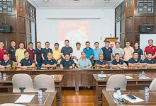 Photo of 槟广汀会馆青年团改选 潮州会馆锺维镔任团长