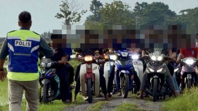 Photo of 交警围堵飙车族 骑士慌逃稻田仍落网