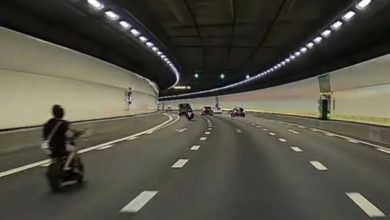 Photo of 违规冲入高速隧道!代步工具竟飙破80公里被拍