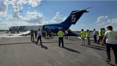 Photo of 险酿空难! 客机起飞时 后起落架损坏倾倒多人伤