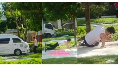 Photo of 站路中央拦车叫骂 中年男头撞地昏迷
