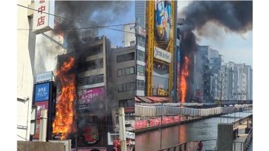 Photo of 大阪恶火2消防员殉职 员工乱丢烟蒂点燃灾难