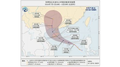 Photo of 中发佈今年首个颱风预警 今或登陆海南