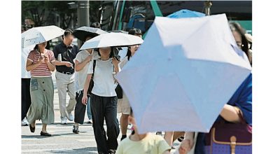 Photo of 高温炙烤韩国 釜山38.8℃破百年纪录