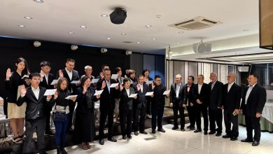 Photo of 槟留台同学会新届理事就职 刘子健捐大学贷学金