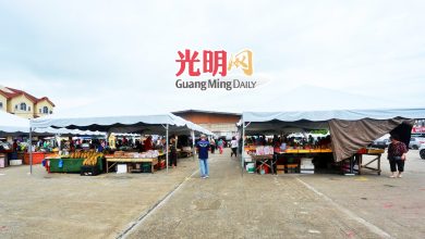 Photo of 甘榜不再也巴刹提升暂迁出 59小贩露天热闹摆摊