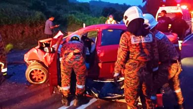 Photo of 轿车与四驱车相撞 妻夹毙夫抛飞身亡
