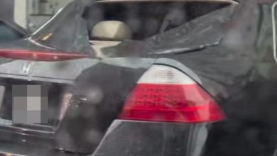 Photo of 酒店水槽掉落砸2车 警方列ROA处理