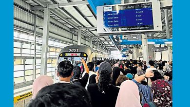 Photo of 巴生人体验新路线 周末搭LRT3如挤沙丁鱼