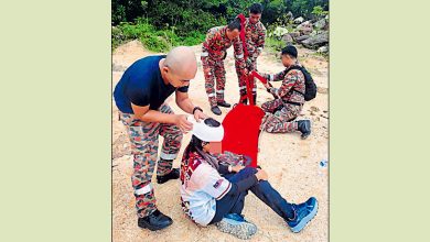 Photo of 女子登山失足受伤 消拯员徒步5km救援